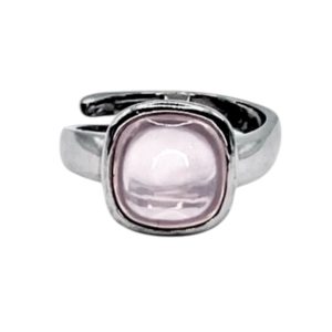 Anello in Argento con Quarzo Naturale